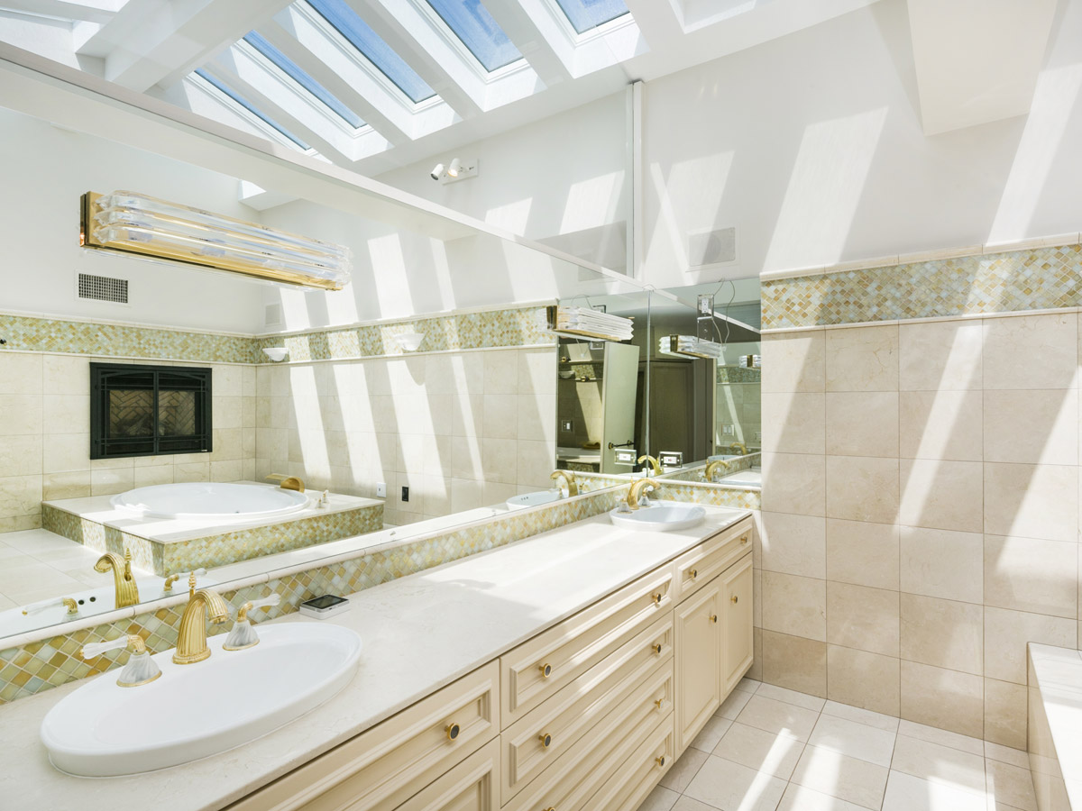 23 - Master Bathroom / 20 Ft Skylight