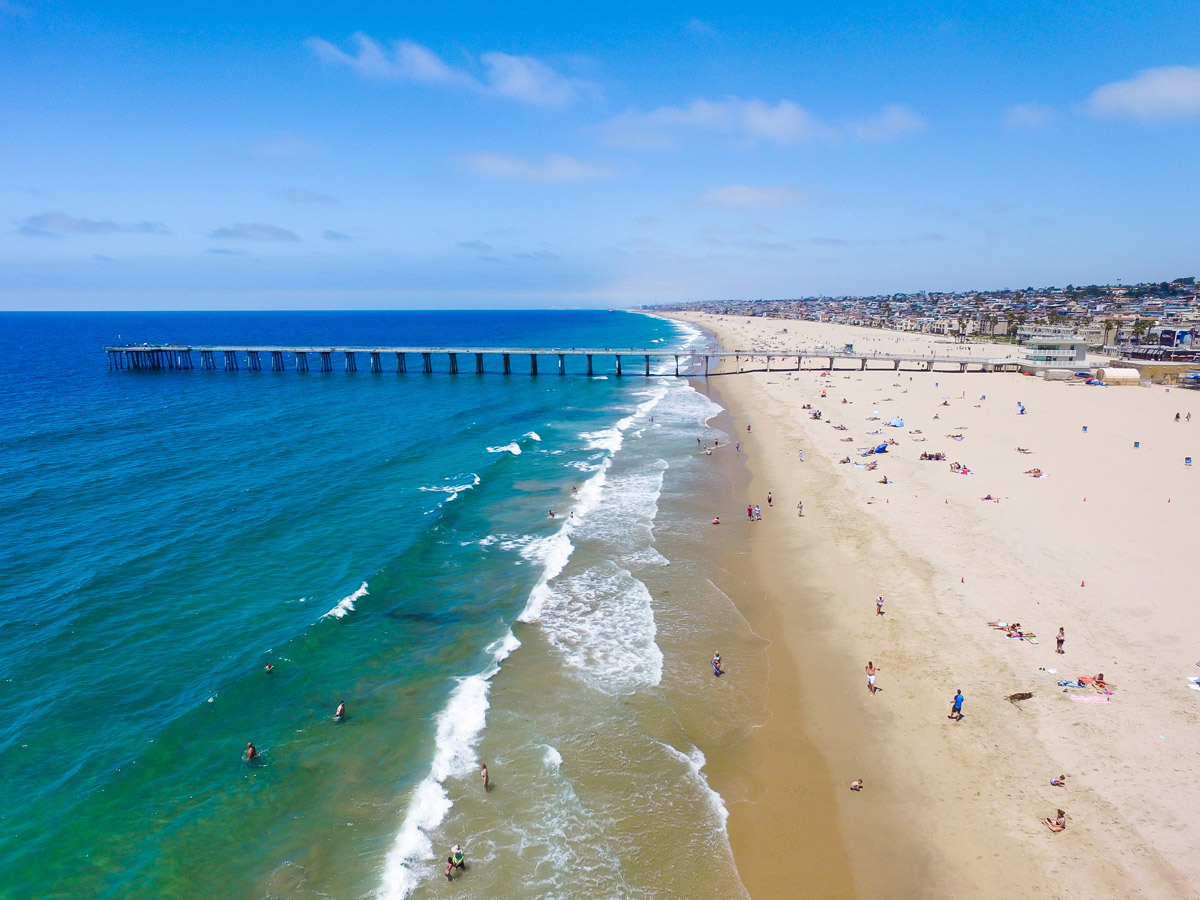 01 - Ocean North Aerial View in Front of Beach House