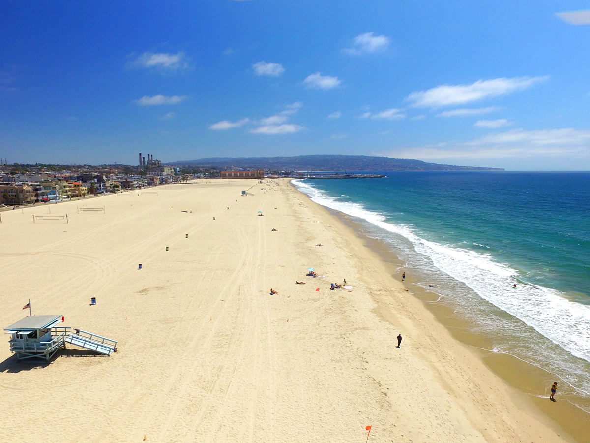 03 - Ocean South Aerial View of Hermosa Beach